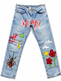 Ki Ciari Painted Denim