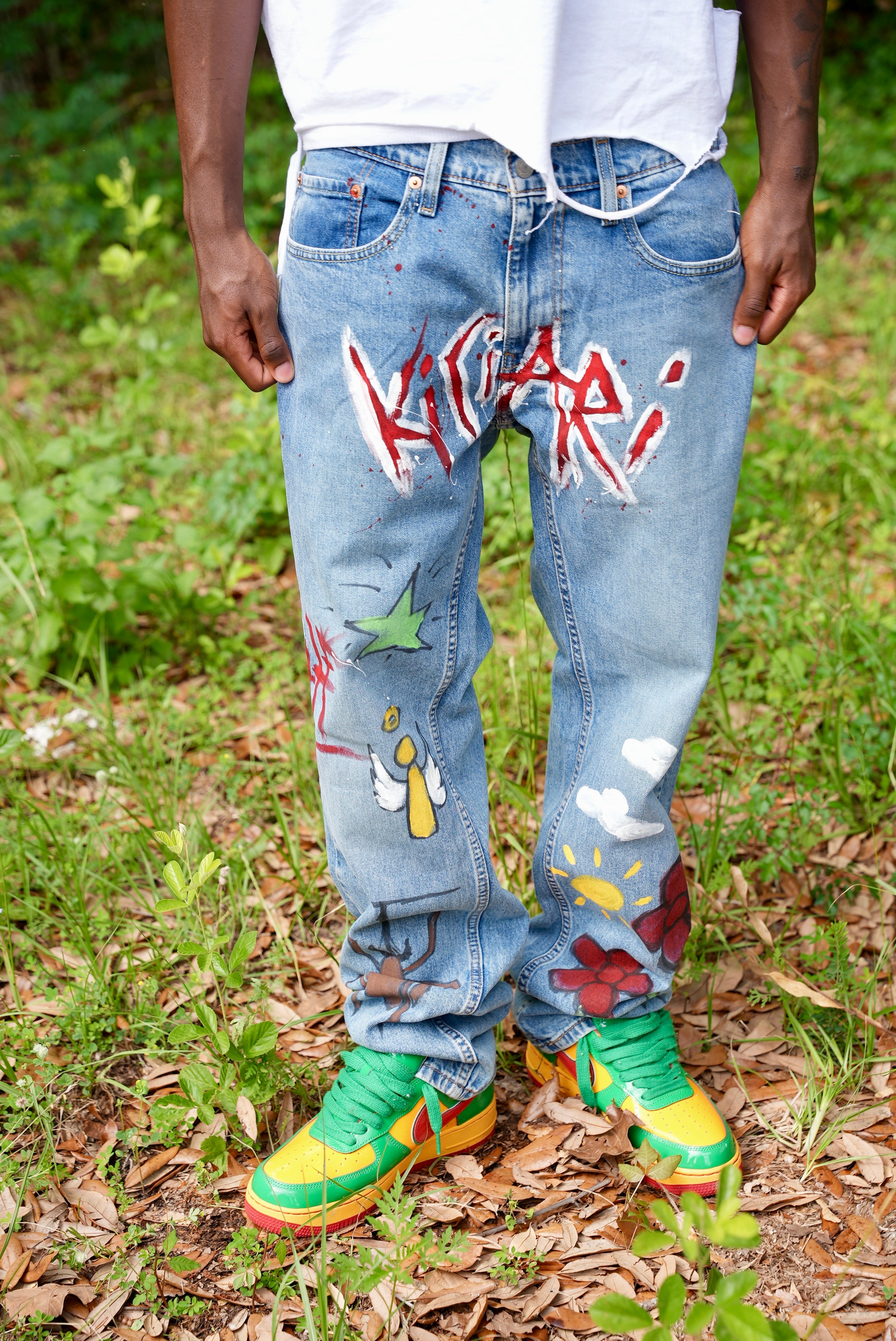 Ki Ciari Painted Denim