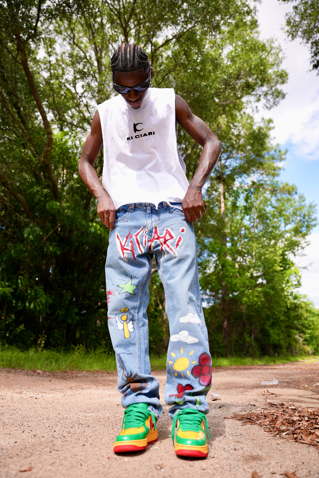Ki Ciari Painted Denim