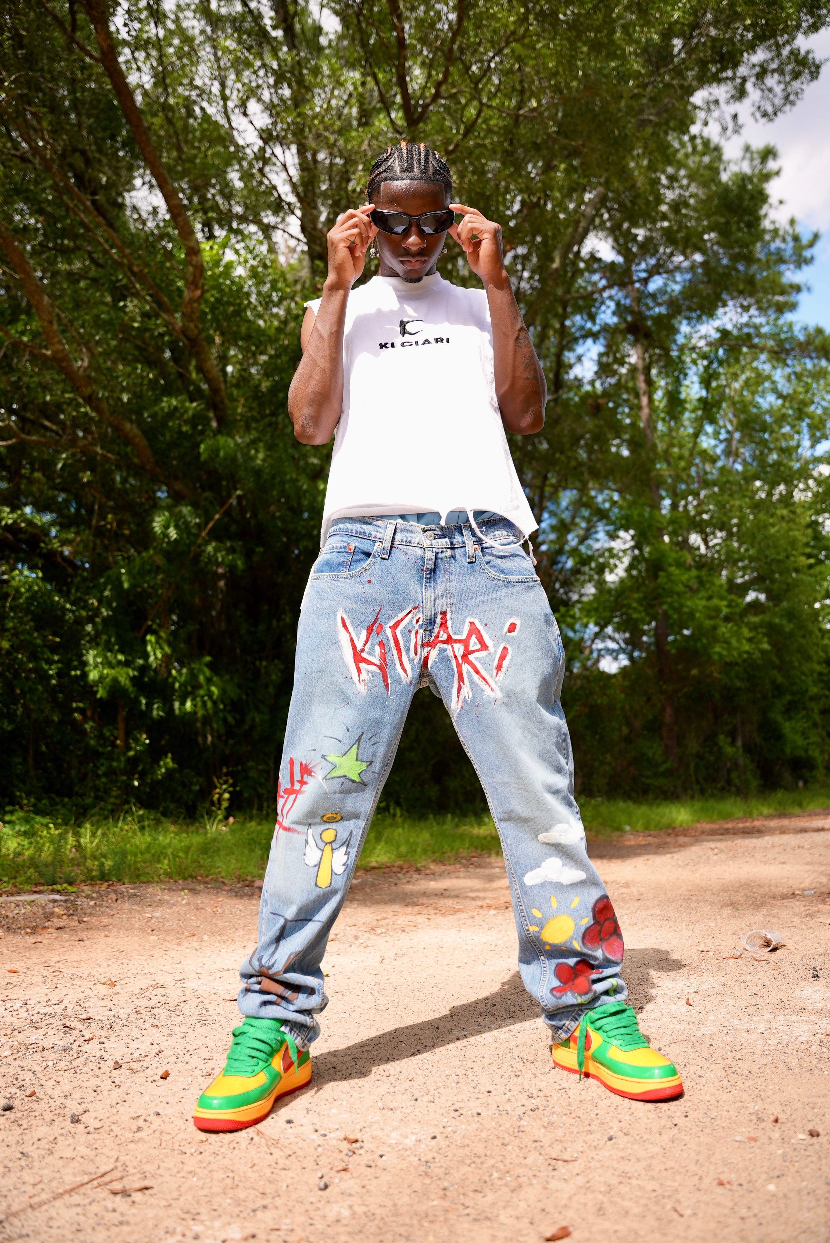 Ki Ciari Painted Denim