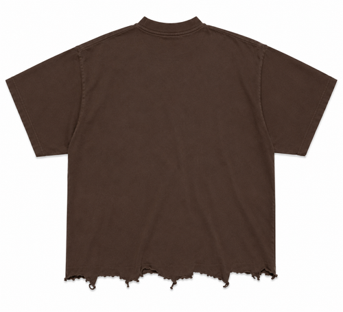 Ki Ciari Medium Fit T-shirt in Brown