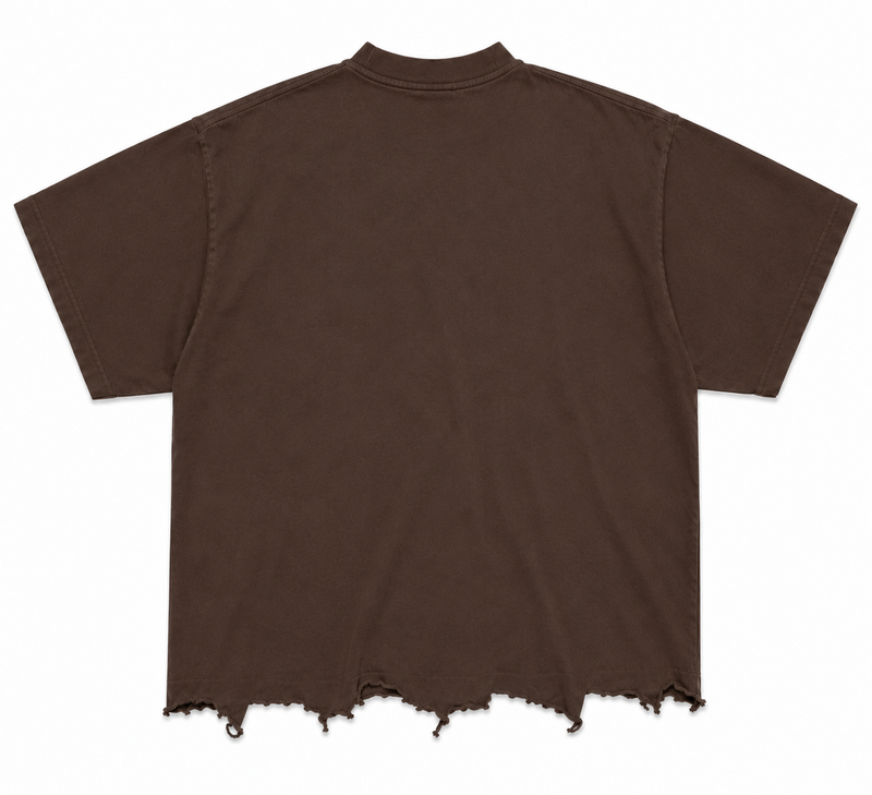 Ki Ciari Medium Fit T-shirt in Brown back