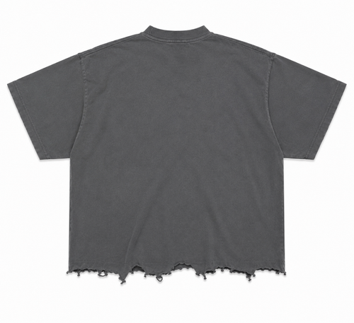 Ki Ciari Medium Fit T-shirt in Faded Gray