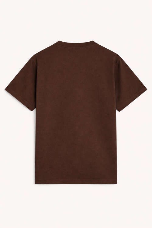 KI CIARI BROWN OVERSIZED T-SHIRT