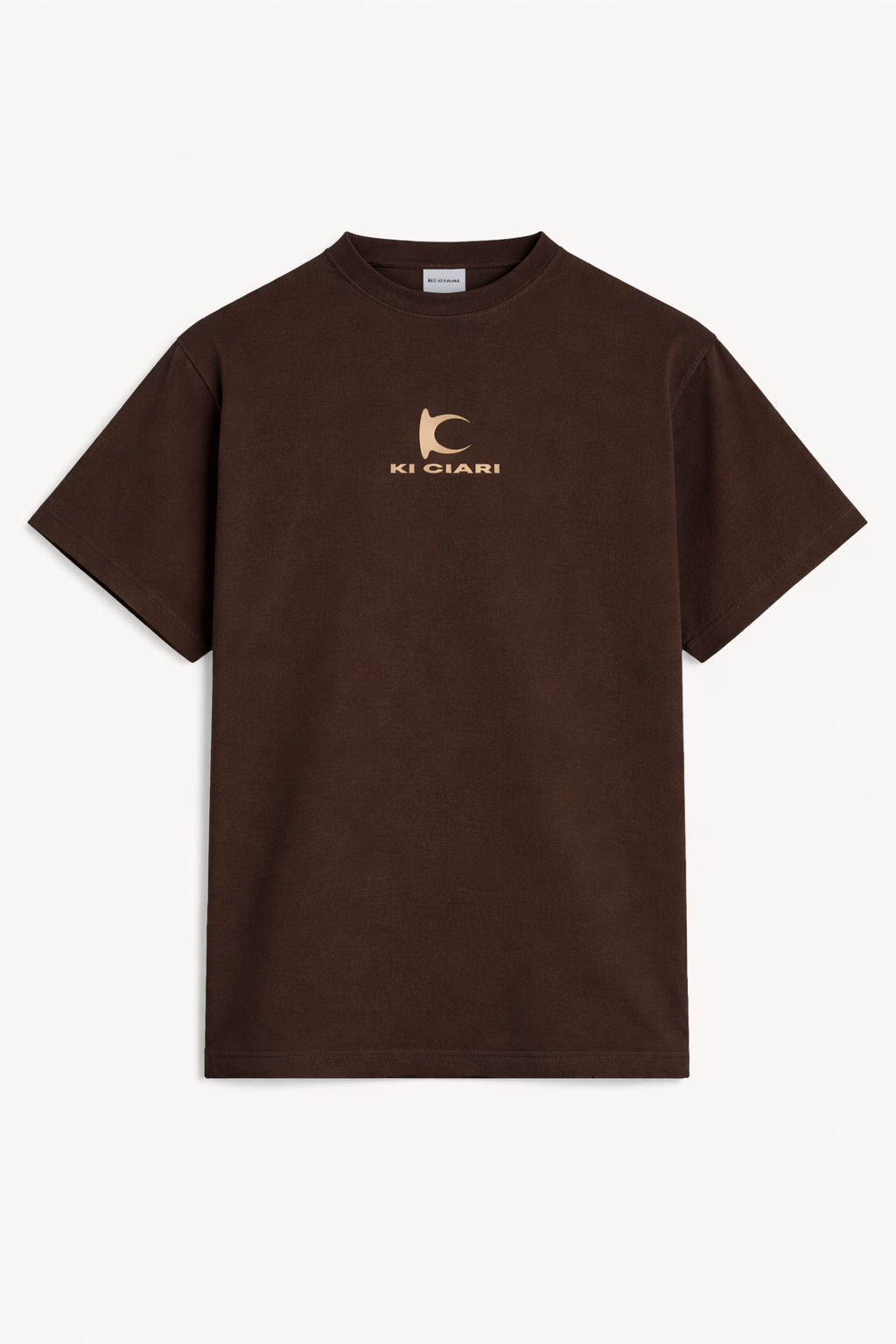 KI CIARI BROWN OVERSIZED T-SHIRT