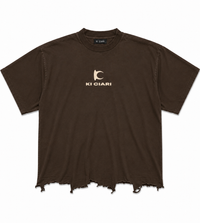 Ki Ciari Medium Fit T-shirt in Brown