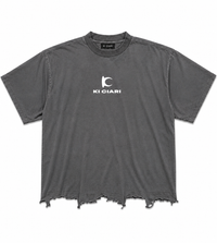 Ki Ciari Medium Fit T-shirt in Faded Gray