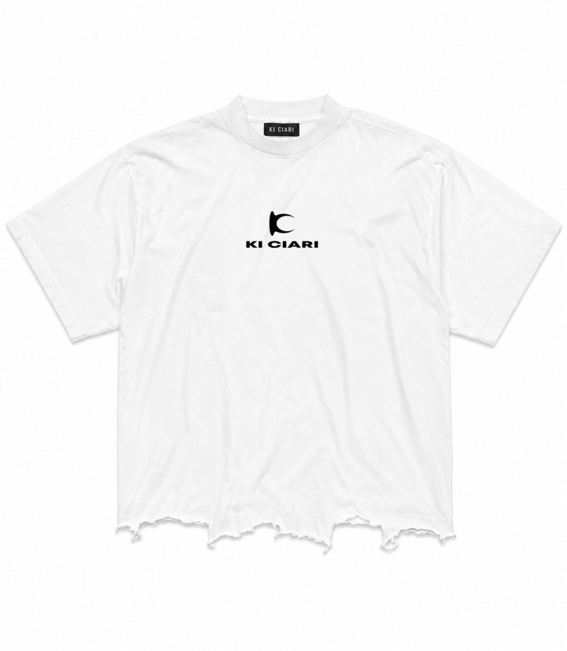 Ki Ciari Medium Fit T-shirt in White