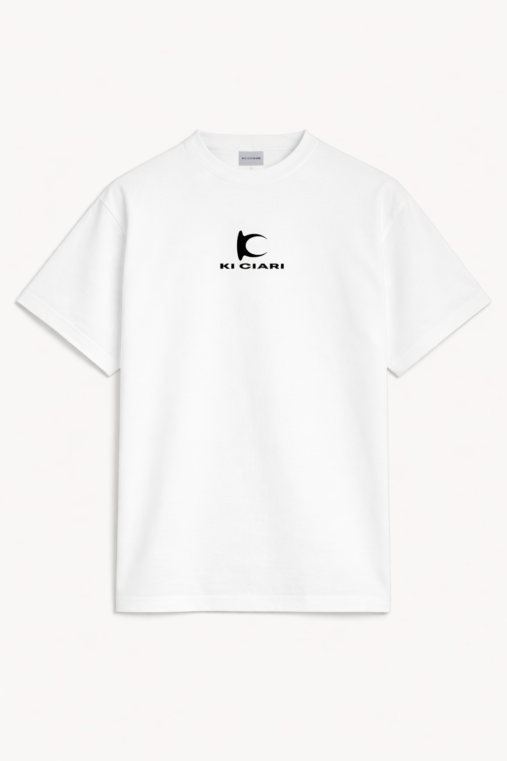 KI CIARI WHITE OVERSIZED T-SHIRT